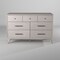 Homeroots 59" Gray Solid Wood Seven Drawer Double Dresser 524144 - alternate 8