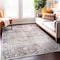 World Rug Gallery Vintage Distressed Machine Washable Non Slip Area Rug 5 ft x 7 ft Olive 6028OLIVE5X7 - alternate 1