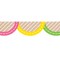 Creative Teaching Press Krafty Pop Colorful Kraft Jumbo Scallops EZ Border, 48 Feet Per Pack, 3PK 10906 - alternate 2