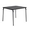 Homeroots 34" Black Wood and Iron Folding Square Card Table 719205 - alternate 4