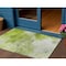 Homeroots 3' X 5' Artichoke Green And Lime Green Abstract Washable Indoor Outdoor Area Rug 577697 - alternate 1