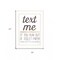 Homeroots Text Me if You Run Out of Toilet Paper 2 White Framed Print Wall Art 408135 - alternate 3