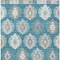 Homeroots 5' X 8' Teal Blue Ivory And Gray Southwestern Washable Indoor Outdoor Area Rug 615177 - alternate 9