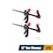 Powertec 12" Bar Clamps/Spreaders, One-Handed Ratchet Quick Grip Clamp for Woodworking, 2PK 71594 - alternate 1