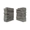 Durakwik Stone Siding Corner, 13 in L, 10 in W, 4 in Thick, Interlocking Edge, Stacked Stone Profile, 4PK 310ATC - alternate 1