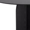 Homeroots 58" Black Solid Wood Pedestal Base Round Top Dining Table 712171 - alternate 6