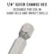 Drill America m4 X .7 Drill/Tap/Countersink Bit with 1/4'' Quick Change Hex Shank TDCM4X.7 - alternate 6