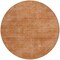 Homeroots 8' Brown Round Washable Indoor Outdoor Area Rug 598850 - alternate 7