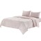 Homeroots Four Piece Light Pink Linen Sheet Set 520700 - alternate 6