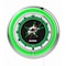 Holland Bar Stool Co Dallas Stars Double Neon 19" Clock, NHL Clk19DalSta - alternate 1