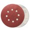 Gator Finishing Red Resin 5 in. Hook and Loop Sanding Discs, 60 Grit, Coarse, 5PK 3725 - alternate 9