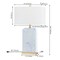 Jonathan Y Chloe 24.5" Modern Coastal Iron/Marbled Ceramic LED Table Lamp with USB Charging Port, Blue/Whi, 2PK JYL1140A-SET2 - alternate 5
