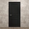 Sartodoors Interior Solid French Door 42 x 96 inches, Ego 5012 Painted Black Oak, Single Regular Panel Frame EGO5012ID-CHK-4296 - alternate 5