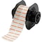 Brady Color Polyester Laboratory Labels 0.375 in H x 1 in W Orange, White 1500/RL B33-152-494-OR - alternate 1