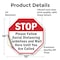 Signmission Stop Please Follow Social Distancin, 10 Inch X 10 Inch, Vinyl Decal OC-D-10-196 - alternate 4