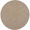 Homeroots 6' Beige Round Power Loom Area Rug 522450 - alternate 8