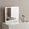 Homeroots 22" Clear Lighted Freestanding Frameless Makeup Shaving Tabletop Mirror 718904 - alternate 3