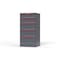 Strong Hold 5 drawer cabinet - (1x 7ft, 1x 8ft, 2x 11ft, 1x 12ft) - Red accents - Keyed Different S3060-PPDAS-0501DS - alternate 3