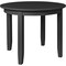 Homeroots 39" Black Solid Wood Round Top Dining Table 569344 - alternate 8