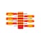 Tekton 6pc Phillips, Slotted, Square Insulated Screwdriver Set w/Red Mod Organizers (#1-2, 5.5-6.5mm, #1-2) DVZ90105 - alternate 1