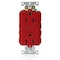 Leviton Plugs&Rcptcls, 20A, 125VAC, Rd, Polycarb G5362-R - alternate 1