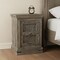 Homeroots 36" Brown Solid Wood Distressed Nightstand 521212 - alternate 8