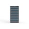 Strong Hold 9 drawer cabinet - (9x 5ft) - Blue accents - Electronic Lock S3060-PPRAS-0905FS - alternate 1