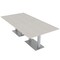 Skutchi Designs Rectangle Conference Table With Power Unit, 48 in W, 96 in L, Ivory HAR-REC-48X96-DOU-K458-NA - alternate 1