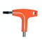 Beta 96TINOX Set of 7 Stainless Steel High Torque Ergonomic T-Handle Hex Key Allen Wrenches, SAE 3/32"- 5/16" 000961877 - alternate 4