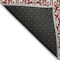 Homeroots 8' X 10' Red And Ivory Damask Washable Indoor Outdoor Area Rug 595190 - alternate 5