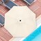 Ipower 9ft Patio Umbrella Beige LGBRLA9BGE - alternate 6