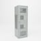 Pucel Athletic Gear Locker, 24 in W x 72 in H x 24 in D, 2 Drawers, Perforated Door, Top Cabinet, Gray GL-2472-24-DR2-DT - alternate 1