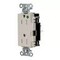 Hubbell Wiring Device-Kellems Straight Blade Receptacle, 5-15R, 15 A, 125V AC, 2 Pole, 3 Wire, Surface Mount, Grounded HBL2172STLATR - alternate 3