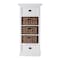 Homeroots 52in White Two Drawer Storage Cabinet With Baskets 397848 - alternate 1