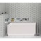 Andova Tiles Fresh Nuptuals White Novelty Flower Glass and Natural Stone Wall & Floor Mosaic Tile ANDFRE391 - alternate 3