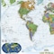 National Geographic World Decorator Map, Enlarged and Laminated, 73'' x 48'' RE00622080 - alternate 3