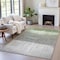 Homeroots 10' X 14' Fern Green And Gray Abstract Washable Indoor Outdoor Area Rug 632052 - alternate 7