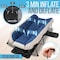 Serenelife EZ Bed Air Mattress with Frame and Rolling Case, Self-Inflating Airbed with Built in Pump for Travel SLEZBDTW10 - alternate 5
