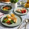 Gibson Home Canyon Crest 12 Piece Stackable Melamine Dinnerware Set in Sage 135732.12 - alternate 5
