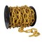 Mr. Chain 3" x 60' Gold Plastic Safety Chain - Reel 80109 - alternate 1