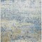 Homeroots 5' X 8' Blue Green And Ivory Abstract Washable Indoor Outdoor Area Rug 604572 - alternate 8