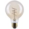 Satco 5.5 Watt G25 LED 2000K CCT Medium Base Clear Glass Amber Coil Filament Dimmable 120 Volt S14211 - alternate 1