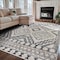 World Rug Gallery Transitional Bohemian Area Rug 7 ft 10 in x 10 ft Cream WR95CREAM8X10 - alternate 8