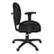 Regency Comfort Series Swivel Fabric Computer Task Chair - Armless - Black 105-AA-BK - alternate 8