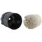 Ac Works Wiring Device, NEMA L22-20R Connector in Black, 20A, 277/480V, 4-Pole 5-Wire, Locking, cULus Lsted ASL2220R-BK - alternate 5