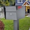 Mail Boss Mail Manager Locking Post-Mount Mailbox, Marigold, USPS Approved 805910 - alternate 5