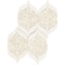 Daltile Pebble Oasis Natural Stone Petal Pebble Mosaic 15in x 11in in Tumbled Icicle, 11PK PB31PETLPBLMSTM - alternate 1