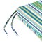 Jordan Mfg Multicolored Stripe Polyester Seat Cushion 2 in. H X 17 in. W X 19 in. L 9670-6418A - alternate 3