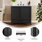 Flash Furniture Haven 36in. Vanity w/Sink, Storage Cabinet w/Blk Hardware, Bottom Drawer, Marble Countertop, Blk FS-BN-4-36-KD-BK-HDBLK-GG - alternate 8