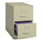 Hirsh 18" W 2 Drawer Vertical File Cabinet, Putty, Legal 14418 - alternate 4